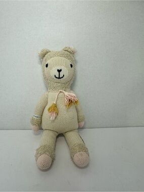 Cuddle + Kind Lola the Llama 13in Hand-knit Plush